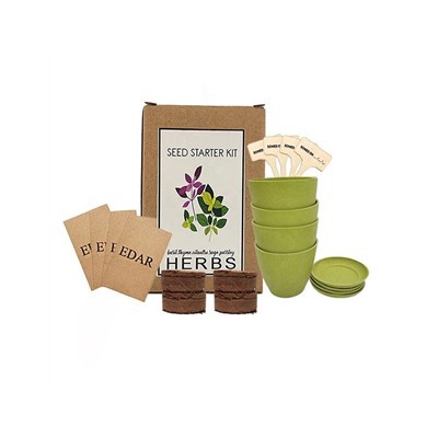 Biologisch abbaubare Pflanzentopf-Sets