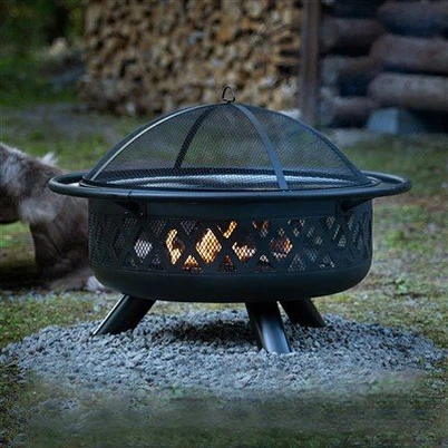 Umweltfreundliche Feuerstelle